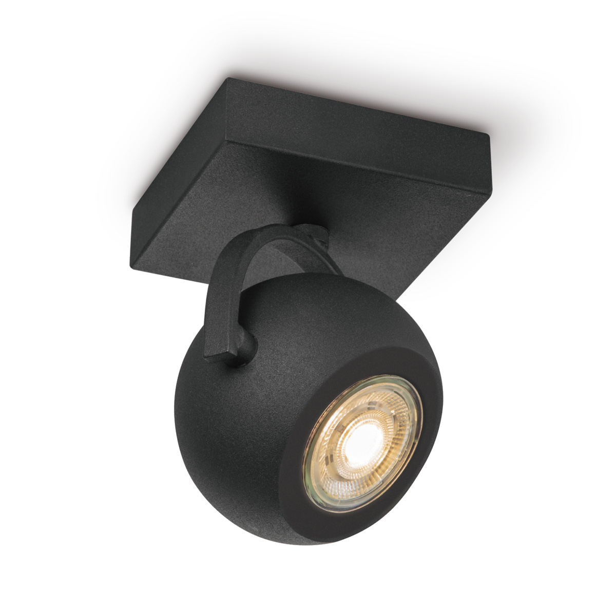 Home sweet home LED opbouwspot Nop ↔ 9,5 cm - zwart
